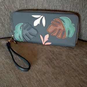 Tropical Print Wallet